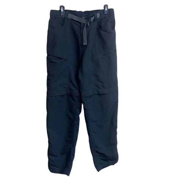 484. The north face charcoal convertible zip off hiking pants size medium - Picture 1 of 14